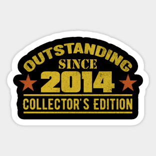 Outstanding Since 2014 Sticker